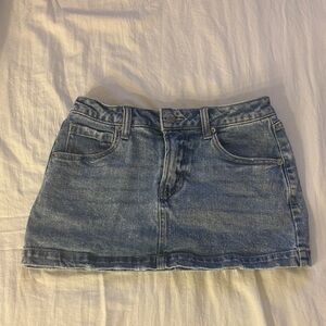 Denim Mini Skirt